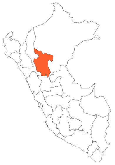 Mapa de cobertura - Región San Martín